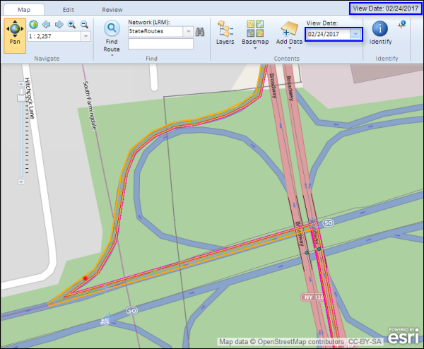 A new temporal view date has been selected. A new temporal view date has been selected.